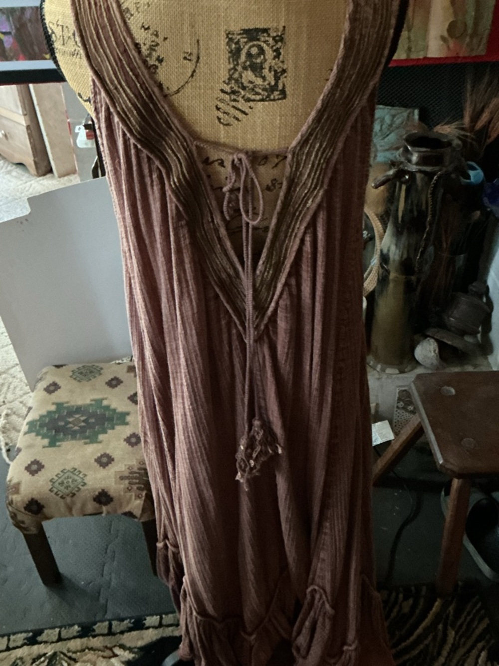 Free People Maxi Dress in Brown - Picture 5 of 9